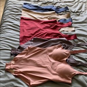 Knix tops and bodysuits and thigh savers